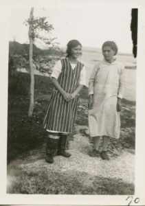 Image: Two Eskimos [Inuit] at School, helpers